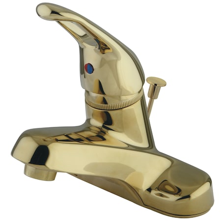 Kingston Brass 4" Centerset Bathroom Faucet, Polished Brass GKB512